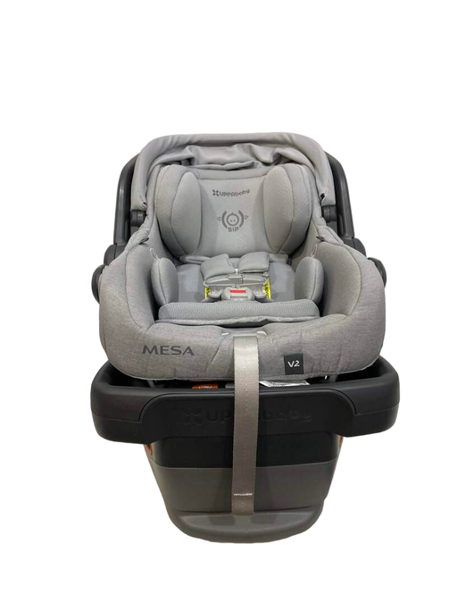 secondhand UPPAbaby MESA V2 Infant Car Seat, 2022, Stella (Grey Melange)