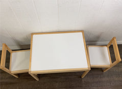 secondhand IKEA LATT Children's Table And 2 Chairs