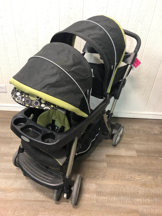 used Graco RoomFor2 Stand And Ride Double Stroller, 2012