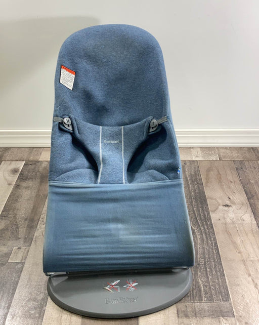 secondhand BabyBjorn Bouncer Bliss, dove blue