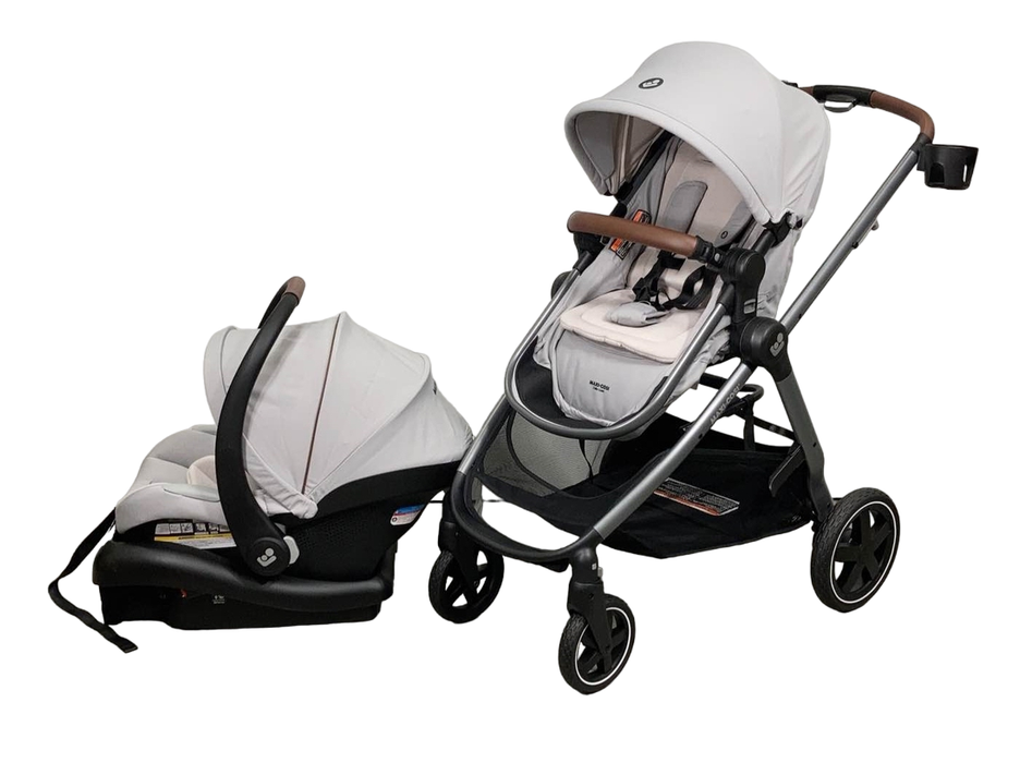 used Maxi-Cosi Zelia2 Luxe Travel System, 2023, network sand