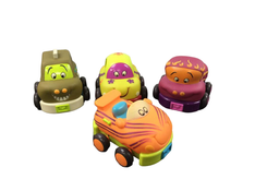 used B. toys Pull Back Toddler Cars Wheeee-ls!