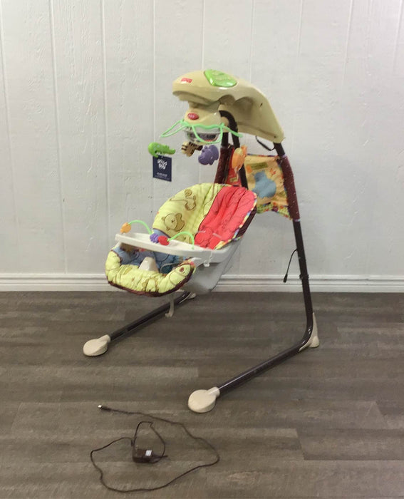 used Fisher Price Cradle 'n Swing, Luv U Zoo