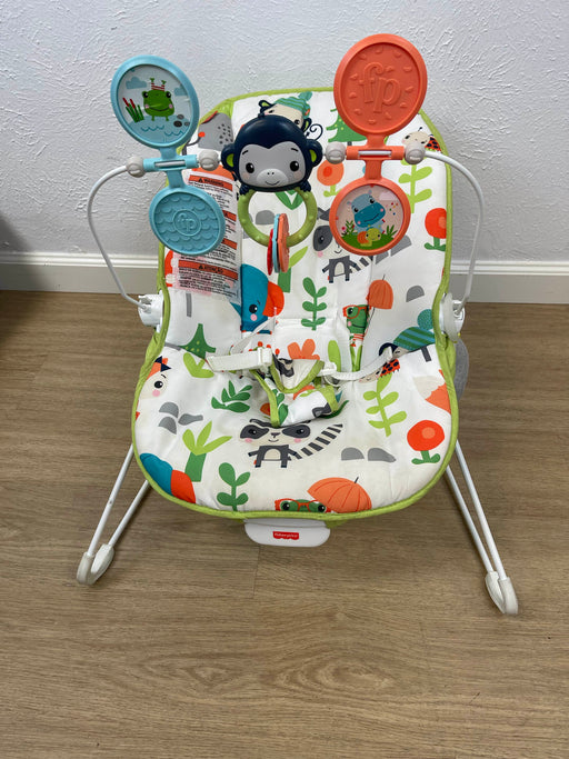 used Fisher Price Baby Bouncer, Forest Explorers