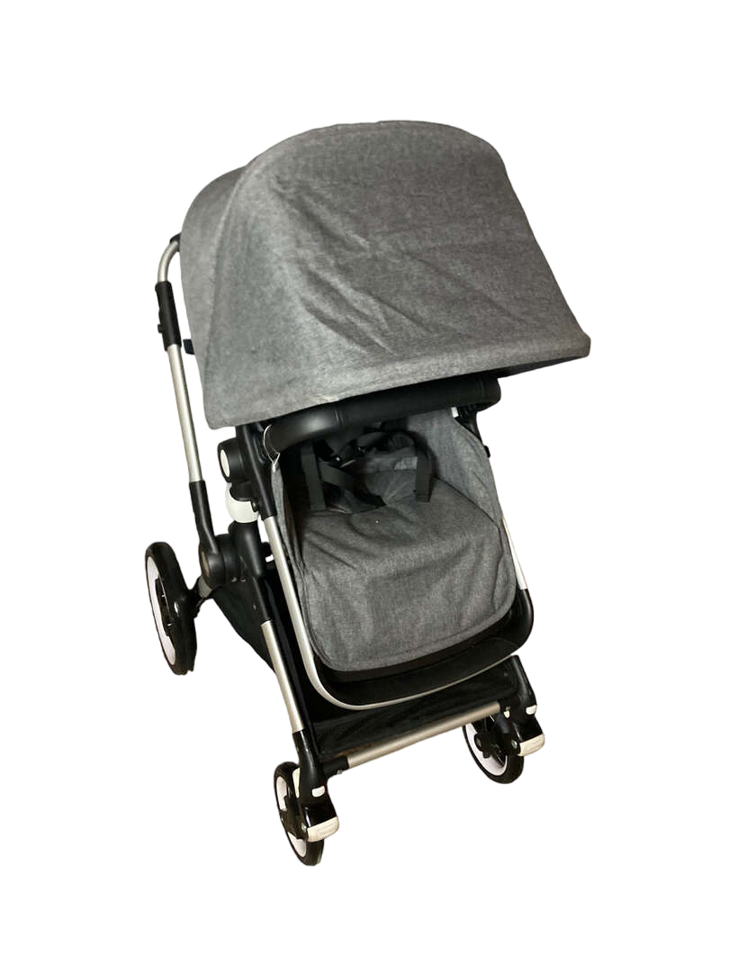 Bugaboo Lynx Stroller, 2020, Aluminum, Light Grey Melange