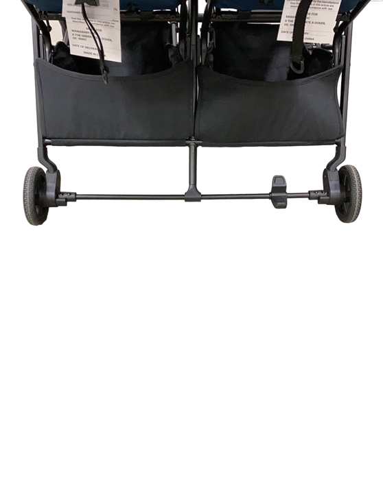 secondhand Mompush Lithe Double Stroller, 2022, Navy