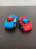used Fisher Price Lil’ Zoomers Spinnin’ Sounds Speedway, Cars ONLY