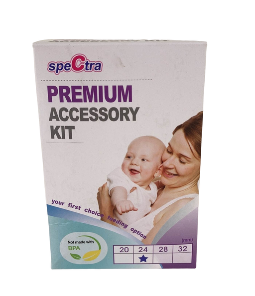 used Spectra Baby 24mm Premium Breast Pump Accessory Kit