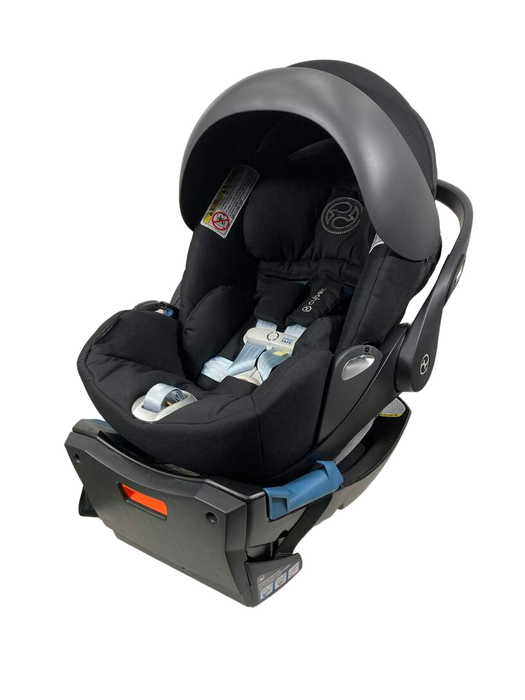 used Cybex Cloud Q Plus Infant Car Seat, Stardust Black, 2023