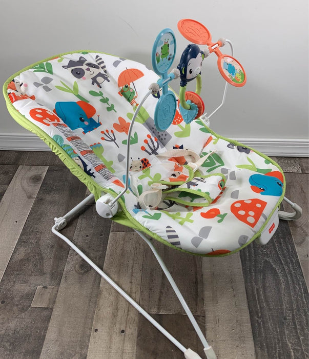 secondhand Fisher Price Baby Bouncer, Forest Explorers