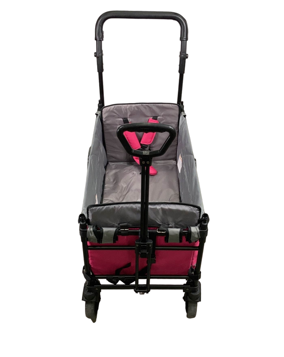 secondhand Wonderfold X2 Push + Pull Double Stroller Wagon, Pretty-n-Pink