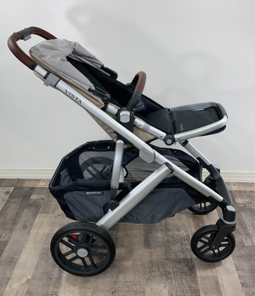 UPPAbaby VISTA V2 Stroller and Bassinet, 2021, Declan (Oat Melange)