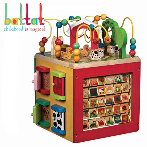 Battat Wooden Activity Cube