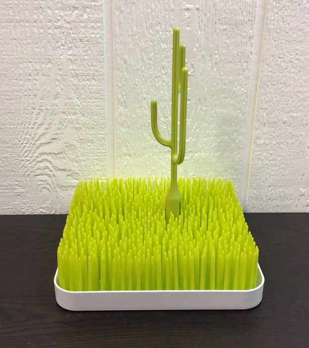 used Boon Grass Countertop Drying Rack with Accessories