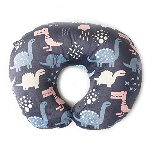 used Kids N’ Such Nursing Pillow Cover With Nursing Pillow, - white with pink flowers