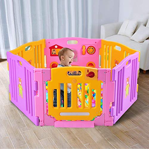 used Unknown Six Panel Safety Play Center Yard Baby Playpen