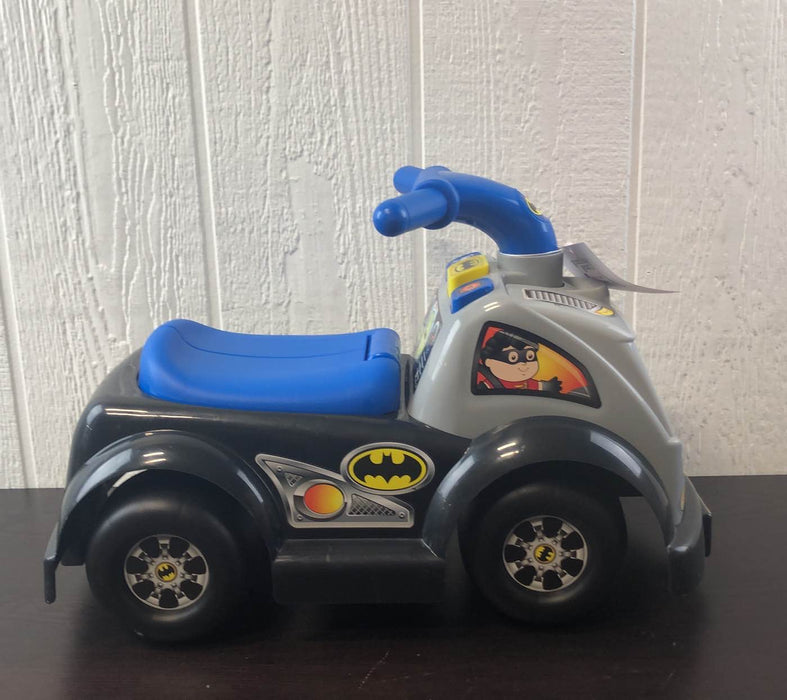 used Fisher Price DC Friends Wheelies Batman Ride-On