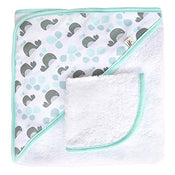 used JJ Cole Hooded Bath Towel Set, Cloudy Smiles