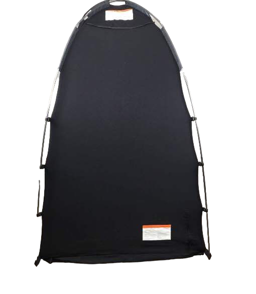 secondhand SlumberPod 3.0 Sleep Canopy, Black with Grey Accents