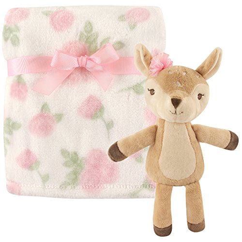 used Hudson Baby Plush Toy & Blanket