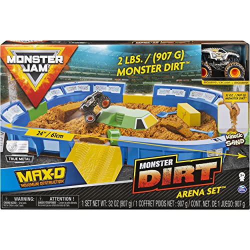 used Monster Jam Dirt Arena 24" Playset