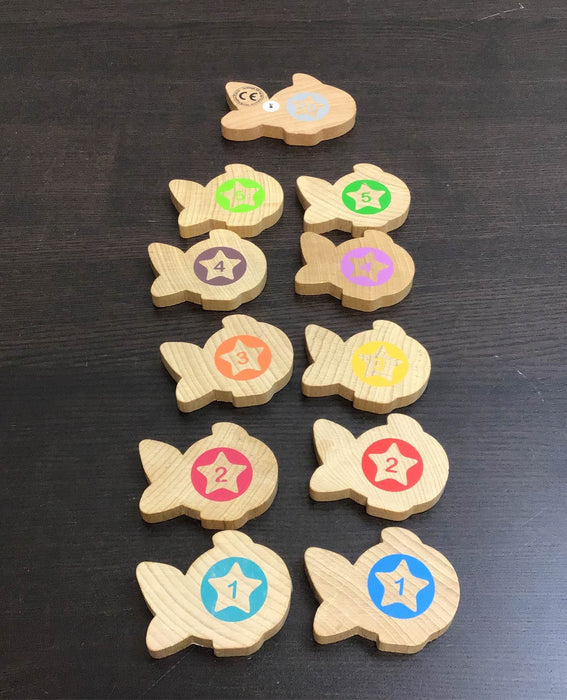 secondhand Janod Let's Go Fishing Magnetic Fishing Set