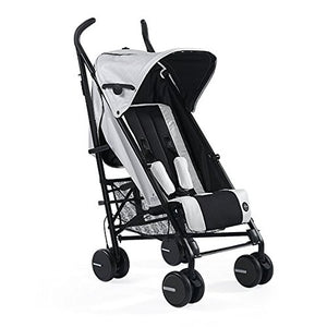 White on sale leather stroller