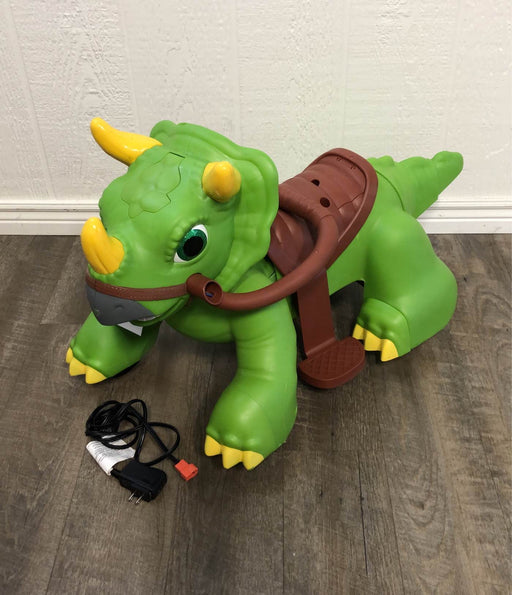 used Kid Trax Rideamals Dinosaur Ride-On Toy