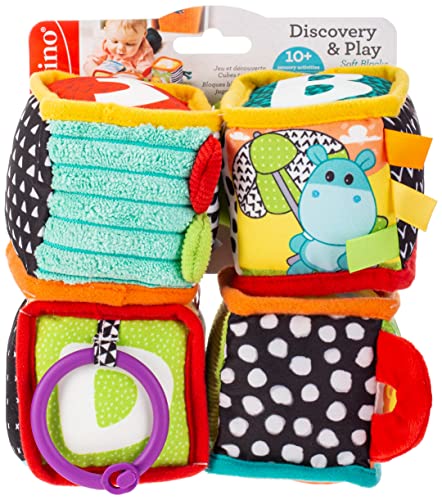 used Infantino Discover and Play Soft Blocks