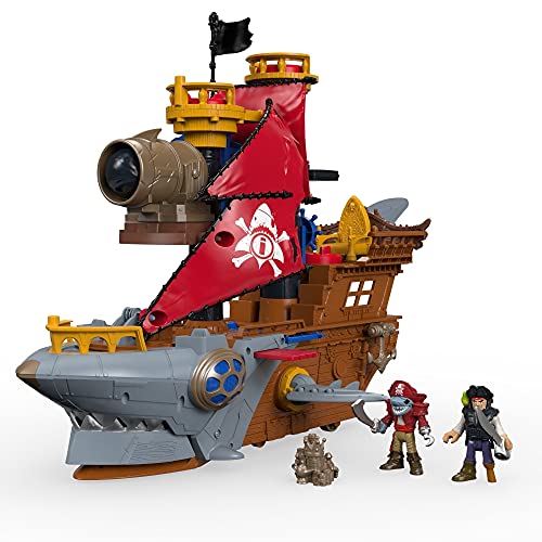 used Fisher Price Imaginext Shark Bite Pirate Ship