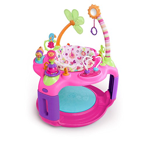 used Bright Starts Bounce-a-Round Activity Saucer, Sweet Safari