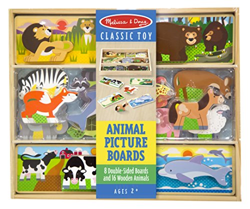 used Melissa & Doug Animal Picture Boards