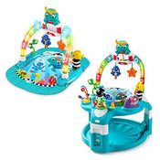 used Baby Einstein 2-in-1 Lights & Sea Activity Gym & Saucer