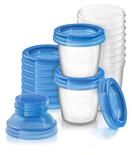 used Philips Avent Breast Milk Storage Cups