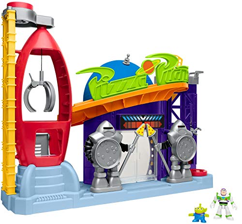 used Fisher Price Imaginext Disney Pixar Toy Story Pizza Planet Playset