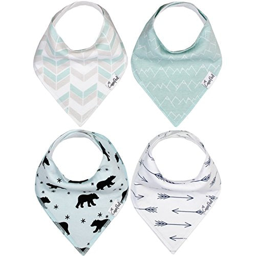 used Copper Pearl Bandana Bibs, 4pack