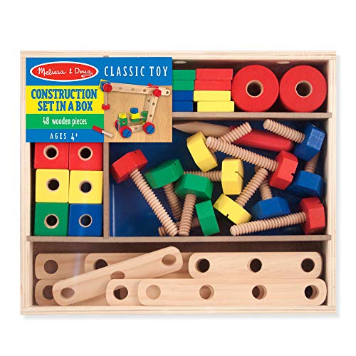 used Melissa & Doug Construction Set in a Box