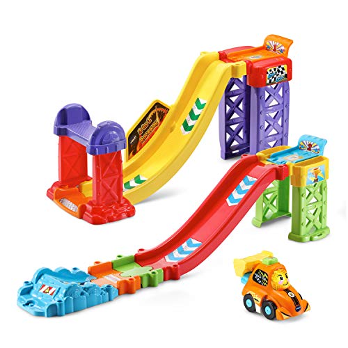 used VTech Go! Go! Smart Wheels 3-in-1 Launch and Play Raceway