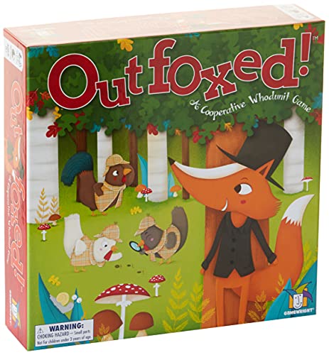 used Gamewright Outfoxed! A Cooperative Whodunit Board Game