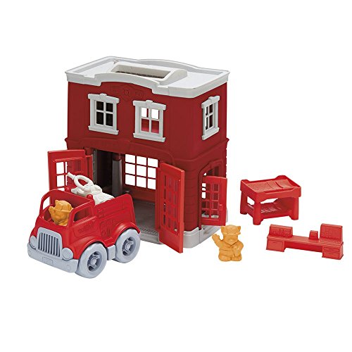 used Green Toys Fire Station Playset