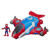 used Playskool Heroes Marvel Super Hero Adventures Spider-Man Jetquarters