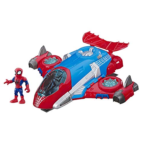 used Playskool Heroes Marvel Super Hero Adventures Spider-Man Jetquarters