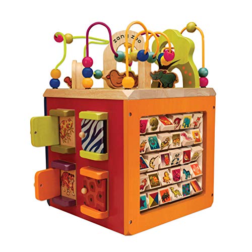 B. Toys Zany Zoo Wooden Activity Cube