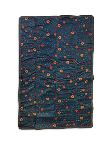 used Little Unicorn 5 x 7 Outdoor Blanket, Midnight Poppy