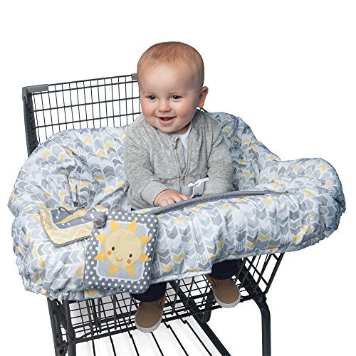 used Boppy Preferred Shopping Cart And High Chair Cover, - Jumbo Dot