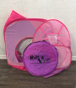 used Hide N Side 3 Piece Ball Pit With Tunnel And Tent