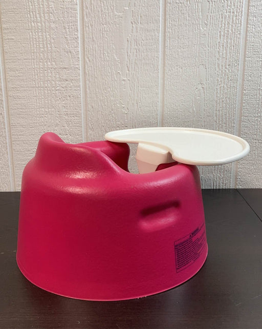 secondhand Bumbo Floor Seat With Play Tray, Pink