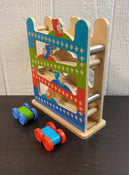 secondhand Melissa & Doug Roll And Ring Ramp Tower