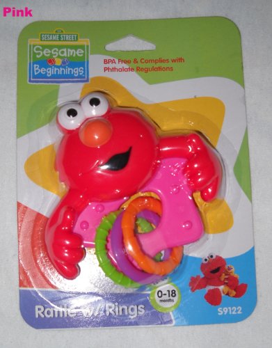 Shop Sesame Street Elmo Rattle With Rings at GoodBuy Gear