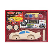 used Melissa & Doug Decorate-Your-Own Wooden Race Car